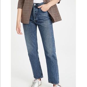 AGOLDE 90s Pinch Waist High Rise Straight Jeans